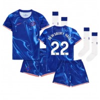 Maglie da calcio Chelsea Kiernan Dewsbury-Hall #22 Prima Maglia Bambino 2024-25 Manica Corta (+ Pantaloni corti)